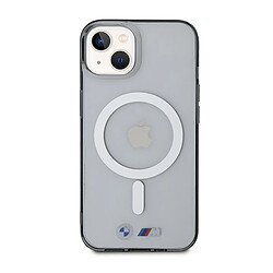 Avis BMW BMHMP14SHCRS Coque rigide transparente pour iPhone 14 6,1`` avec anneau argenté