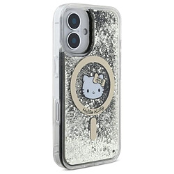 Acheter Disney Hello Kitty Liquid Glitter Fever MagSafe - Coque pour iPhone 16 (noir/or)