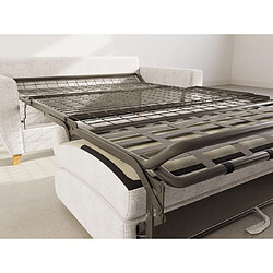 Bestmobilier Thibault - Canapé 3 places convertible express couchage quotidien 140 cm matelas 14 cm en pas cher