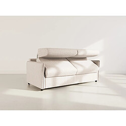 Acheter Bestmobilier Adele - Canapé 3 places convertible express couchage quotidien 140 cm matelas 14 cm en