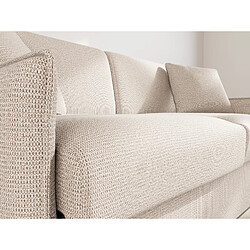 Bestmobilier Adele - Canapé 3 places convertible express couchage quotidien 140 cm matelas 14 cm en pas cher