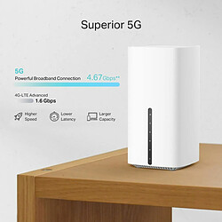 Routeur TP-Link Archer NX210 AX1800 Double Bande Gigabit 5G Blanc pas cher
