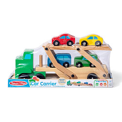 Acheter Camion Transporteur Pliable avec 4 Voitures - Voiture Enfant - Jeu Imitation - Jouet en Boi