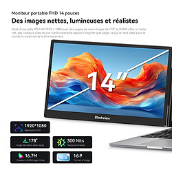 Avis Blackview DCM5 Double Écran Portable 14" FHD IPS USB-C pour PC Portable