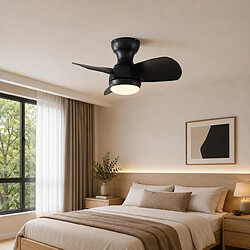 Avis MIVRAY Ventilateur de plafond LED 18 W, 6 vitesses, ABS noir