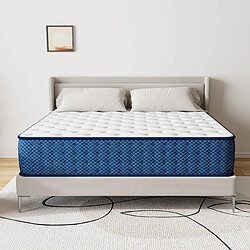 TEENO Matelas 140x200 cm - Epaisseur 28 cm -H3 Moyenne Ferme- 7 Zones de Confort pas cher