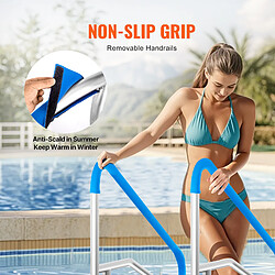 Acheter VEVOR Rampe Piscine Main Courante Acier Inox avec Plaque de Base 1395 x 810 mm