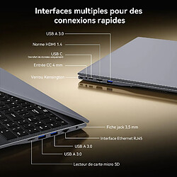 VANWIN PC Portable-16"-Intel Core i5-8210Y (jusqu'à 3.6Ghz) pas cher