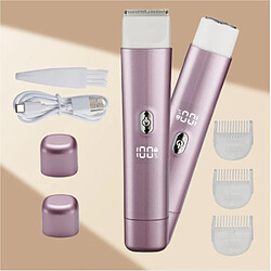 Avis INF Rasoir électrique femme - Humide et sec, rechargeable, double tête lavable, boîtier ABS Pi