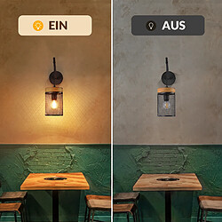 ZMH Applique murale vintage Lampe murale industrielle E14 pour chambre(Sans Ampoule) pas cher
