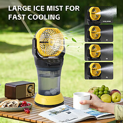 Avis ByteLike Ventilateur brumisateur extérieur rechargeable 15000mAh