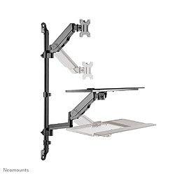 Acheter NEOMOUNTS WL90-325BL1 Station de travail assis-debout - mural - 17-32p - ressort à gaz
