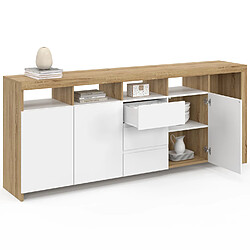 Acheter Idmarket Buffet MALO 180 cm bois/blanc