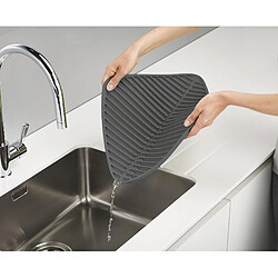 Acheter Égouttoir Joseph Joseph Flume tapis drainage pliable silicone gris grande capacité