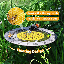 Avis INF Abreuvoir Flottant pour Abeilles (4 Pièces) - Design en Nid d'Abeille, Station d'Abreuveme
