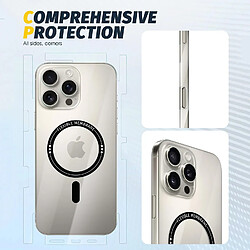 Acheter INF Film de protection arrière 360° magnétique compatible avec iPhone 15 Pro - Finition mate e