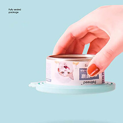 Avis INF Couvercle en Silicone Universel pour Boîte d'Aliments pour Animaux - Fraîcheur Garantie Bl