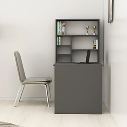 Avis Hanah Home Bureau en bois [ ]Sedir[ ] - 90 x 59 x 154 cm - Anthracite