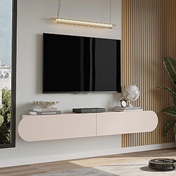 Avis Hanah Home Meuble TV en bois - 180 x 31 x 29 cm - Crème