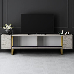 Acheter Hanah Home Meuble TV en bois - 180 x 30 x 50 cm - TravertinOr