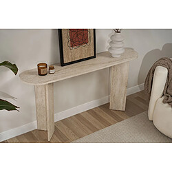 Acheter Hanah Home Console en bois [ ]Sira[ ] - 150 x 35 x 75 cm - Travertin
