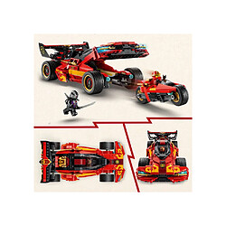 Avis LEGO NINJAGO Ninja X-1 Charger - 2-en-1 - 71867 - Rouge et noir