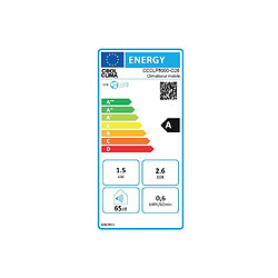 COOL CLIMA CCCLP5000-O26 - Climatiseur mobile 1,5 kW - Avec télécommande pas cher