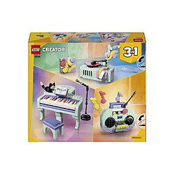 LEGO Creator 3-en-1 31392 - Décor musical Piano et chat - 485 pièces pas cher