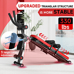 Avis RATTANTREE Appareil de musculation réglable pour les abdominaux