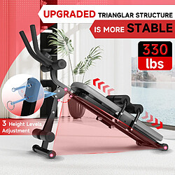 Avis RATTANTREE Banc pliable pour abdominaux