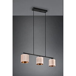 Avis Suspension abat-jour Julieta crème/or 3xE14 40W Trio