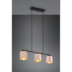 Acheter Suspension abat-jour Julieta crème/or 3xE14 40W Trio