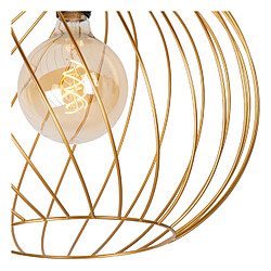Avis Plafonnier filaire métal doré 40 cm Danza E27 Lucide