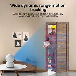 Caméra de Surveillance ANRAN 360°PTZ,WIFI,Audio Bidirectionnel,Vision Nocturne Couleur pas cher