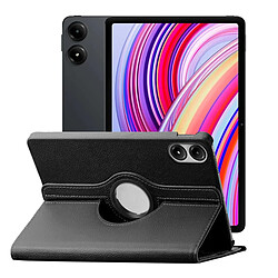 Coque rotatif en simili cuir pour Xiaomi Redmi Pad Pro 12.1" - Noir - Visiodirect -