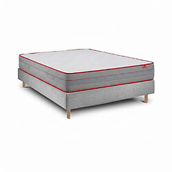 Mercado do Colchão Ensemble Luxury et Sommier Cement - Matelas et Cama Taille 190 x 140 cm Hauteur 62 cm