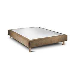 Mercado do Colchão Ensemble Luxury et Sommier Taupe - Cama com Matelas Taille 190 x 105 cm Hauteur 62 cm