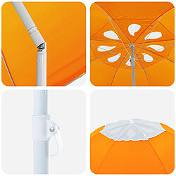 Acheter vidaXL Parasol de jardin 160 cm polyester 170T Orange