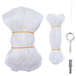 Avis vidaXL Filet pour chat transparent en nylon 8 x 3 m