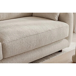 Acheter Casanova Canapé d'angle tissu chenille 3 places - Noir
