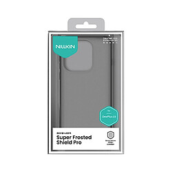 Nillkin Coque OnePlus 15 Conception Bi-Matière Super Frosted Pro Noir transparent pas cher