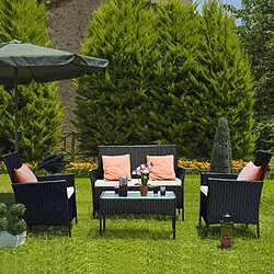 Ensemble table & chaises