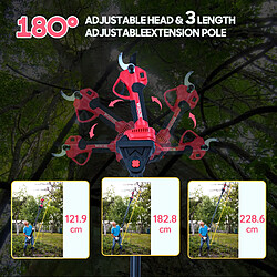 ByteLike Sécateur électrique sans fil brushless 21V 2-en-1 pas cher