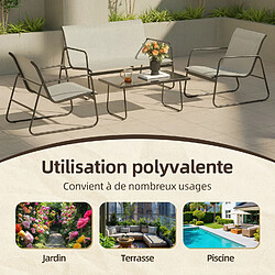 Avis RATTANTREE Ensemble de quatre meubles de jardin de luxe