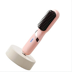 Avis INF Brosse Lissante Portable Sans Fil avec Contrôle Intelligent de la Température Pink