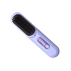 Avis INF Brosse Lissante Sans Fil Portable : Coiffure Sans Fil pour Maison & Voyage Purple