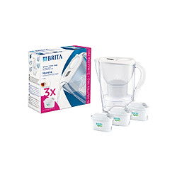 Acheter Carafe à filtre BRITA Marella Cool White, 2,4 l + 3 filtres à eau BRITA Maxtra+