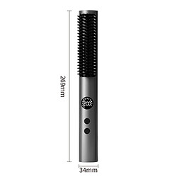 Avis INF Brosse Lissante Électrique : Température Réglable, Tension Universelle 110-230V Black