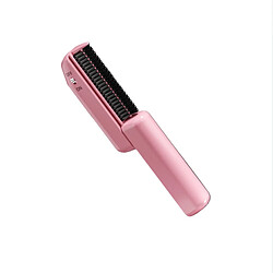 Acheter INF Mini Brosse Lissante Portable Sans Fil Rose avec 3 Températures