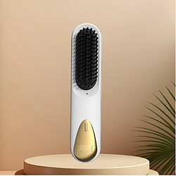 Avis INF Brosse Lissante Portable Sans Fil Rechargeable USB-C avec Températures Réglables et Anti-B